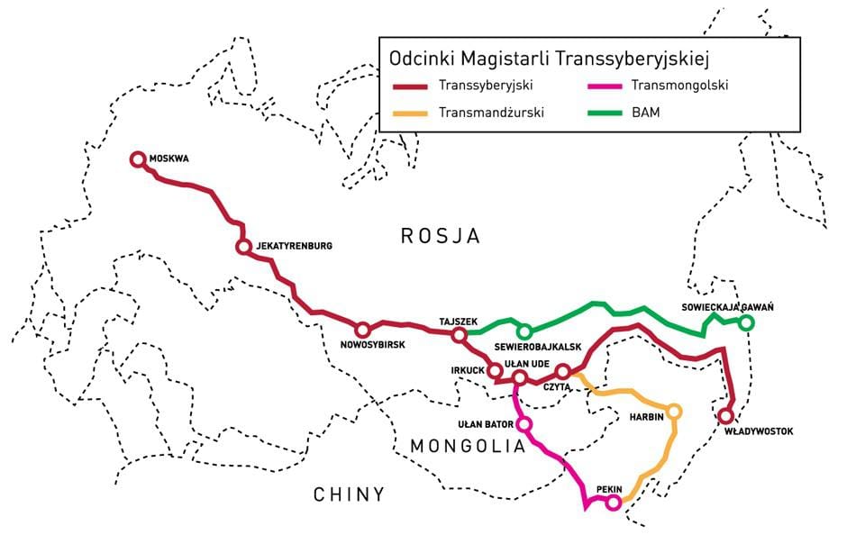 kolej transsyberyjska transy