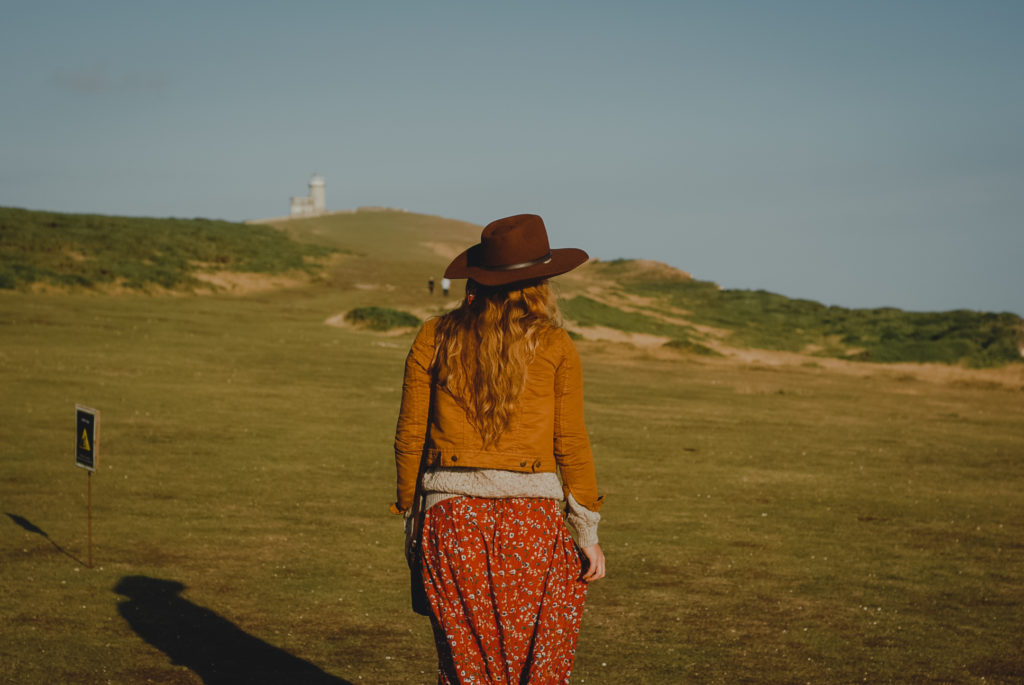 Birling Gap i Belle Tout Lighthouse, boho styl